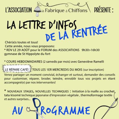 news lettrerentrée as